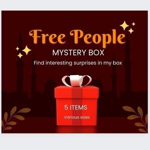 Free PEOPLE MYSTERY BOX OF 5 ITEMS -